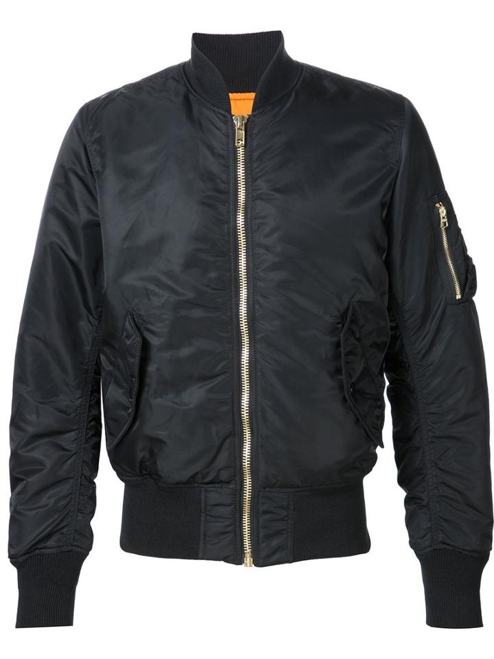 Enfants Riches Deprimes Bomber Jacket, Men's, Size: Small, Black, Polyester