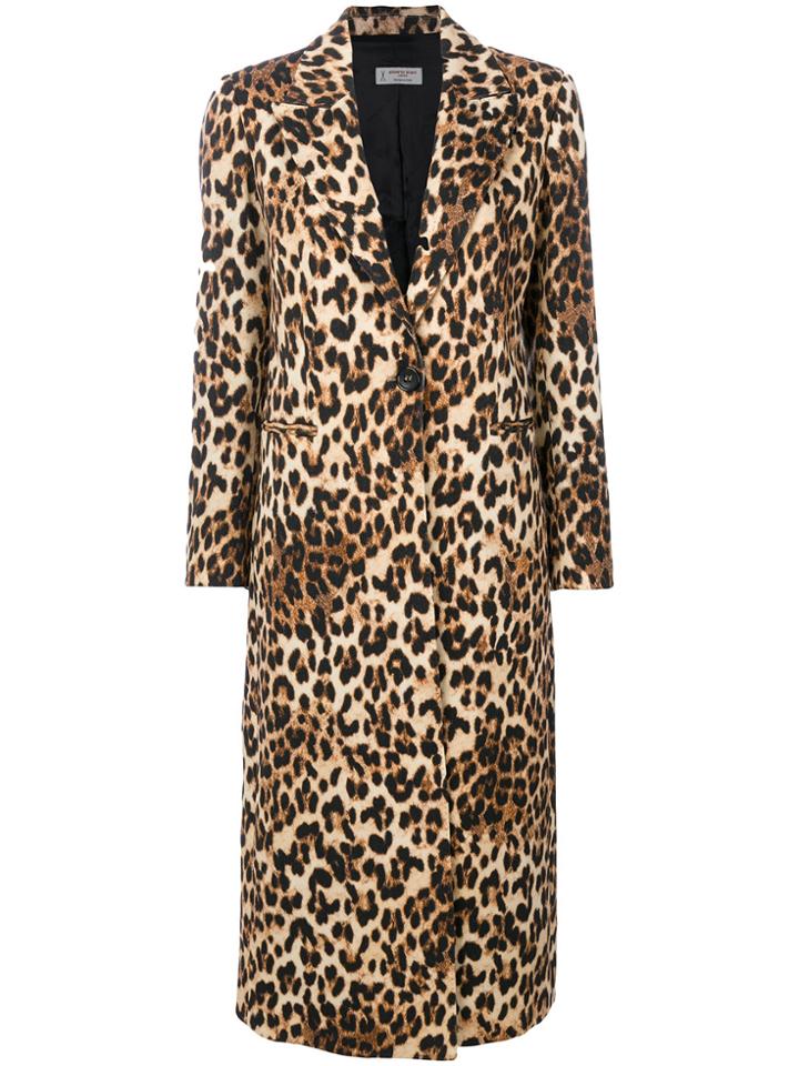 Alberto Biani Leopard Print Coat - Unavailable