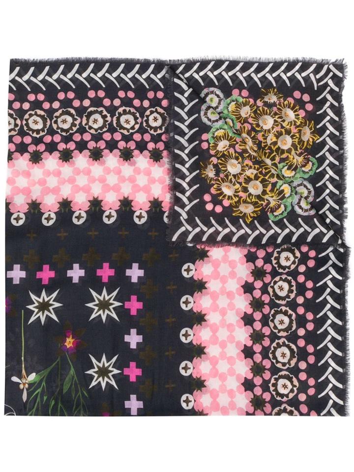 Temperley London Flux Print Scarf - Grey