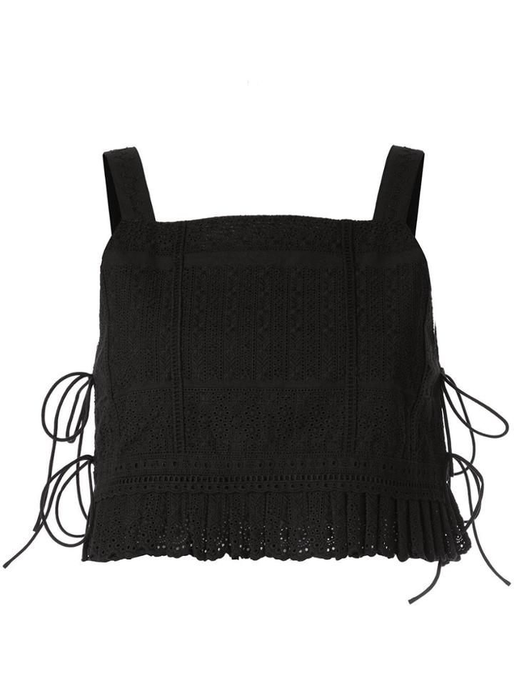 Sir. Celié Crop Top - Black