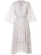 Cityshop Floral Print Dress - Pink & Purple