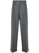 Gucci Carrot-leg Tailored Trousers - Grey