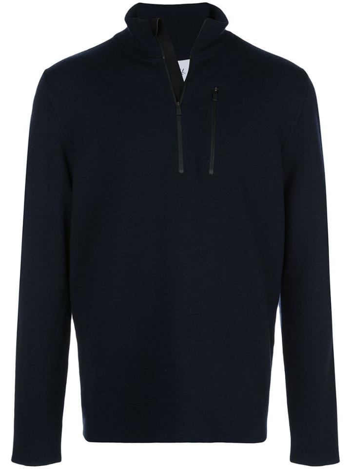 Aztech Mountain Matterhorn 1/2 Zip Sweater - Blue