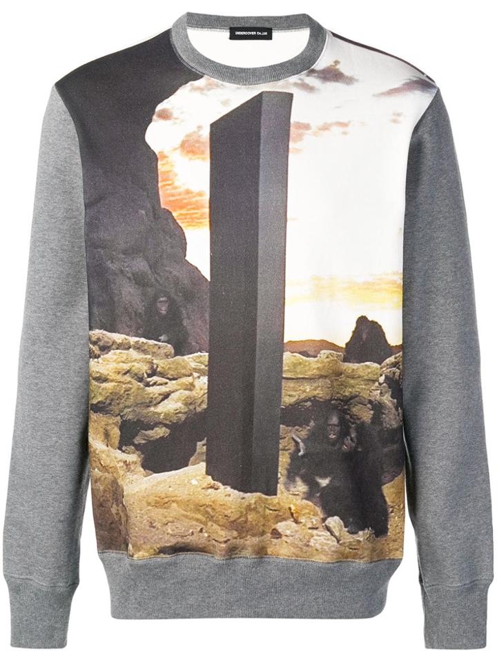 Undercover Graphic Print Sweatshirt - Grey