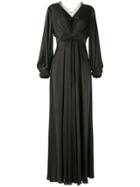 Paule Ka Raso Plunge-neck Gown - Black