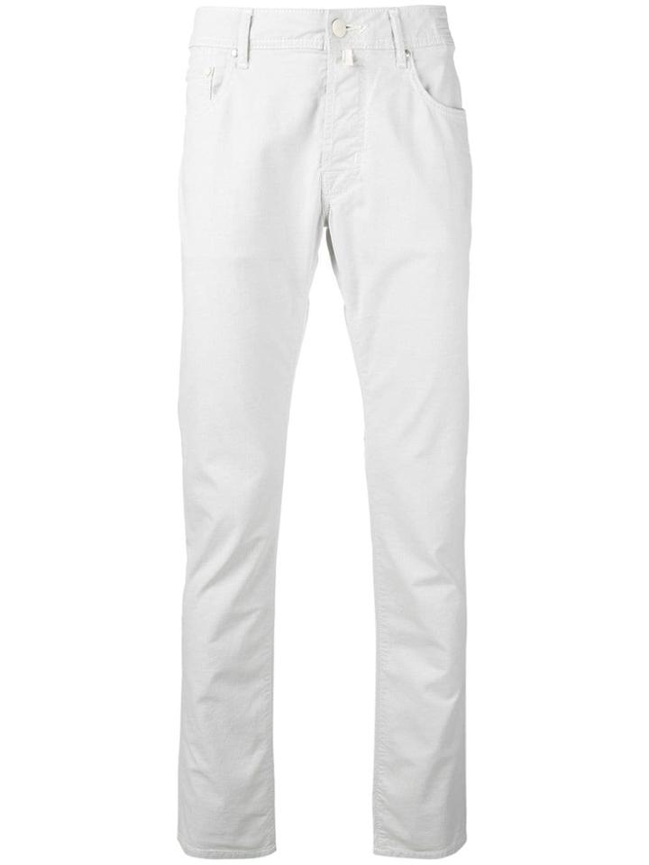 Jacob Cohen Straight-leg Trousers - White