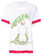Jw Anderson Palm Lady Printed T-shirt - White