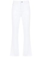 Osklen Flared Cropped Jeans - White