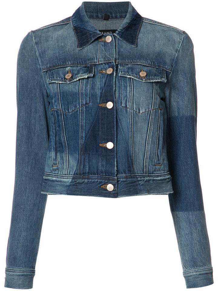 J Brand Classic Denim Jacket, Size: Large, Blue, Cotton