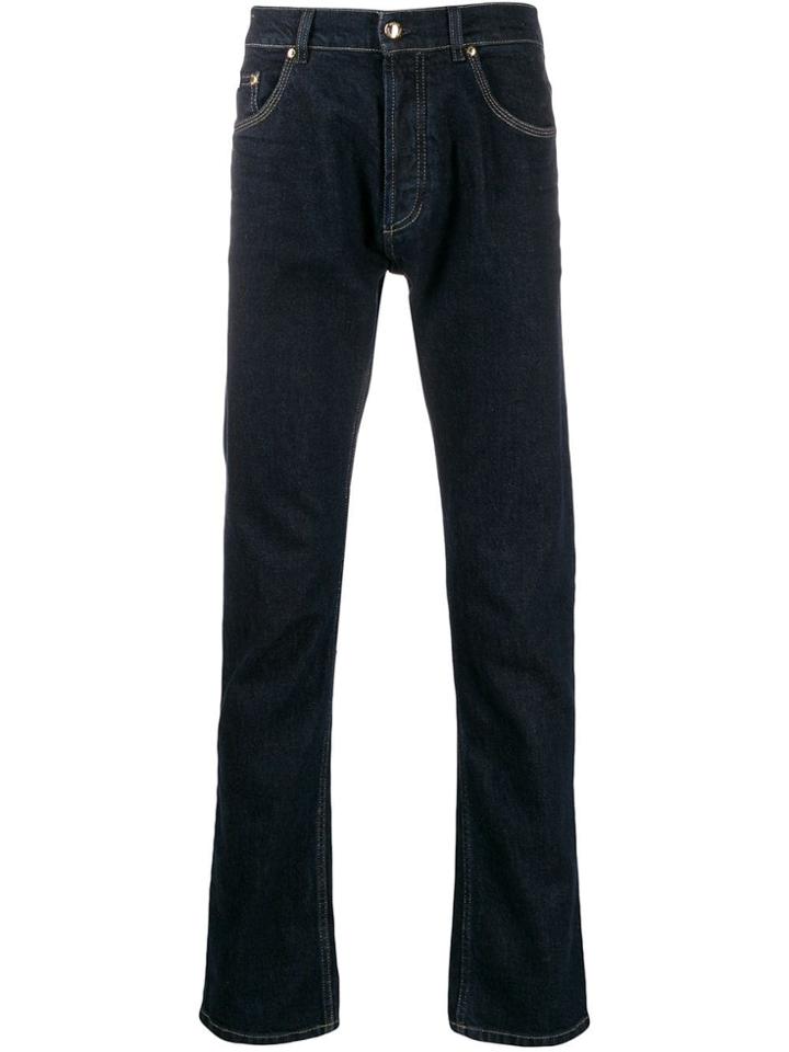 Versace Jeans Couture Straight Leg Jeans - Blue