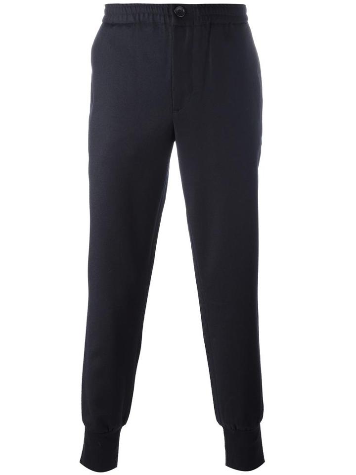 Ps By Paul Smith Welt Pockets Track Pants, Men's, Size: 32, Blue, Wool