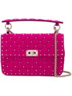 Valentino Rockstuds Shoulder Bag - Pink & Purple