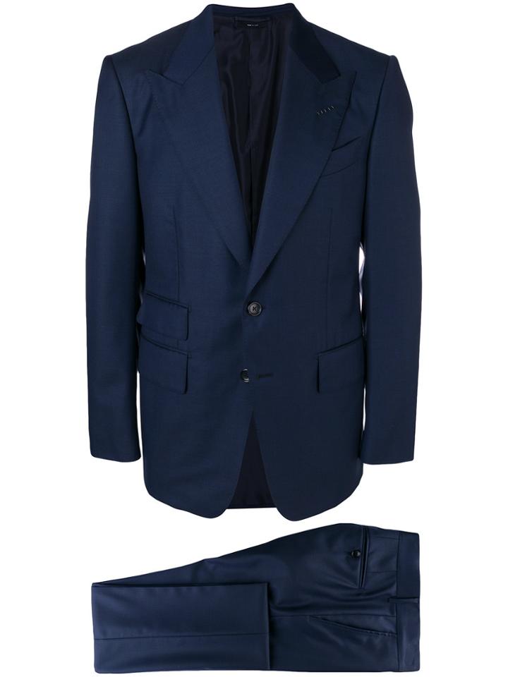 Tom Ford Peaked Formal Two-piece Suit - Blue