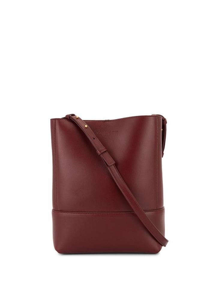 Bottega Veneta Logo Embossed Tote Bag - Red