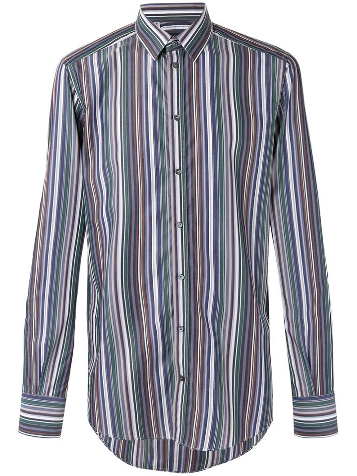 Dolce & Gabbana - Striped Shirt - Men - Cotton - 39, Cotton