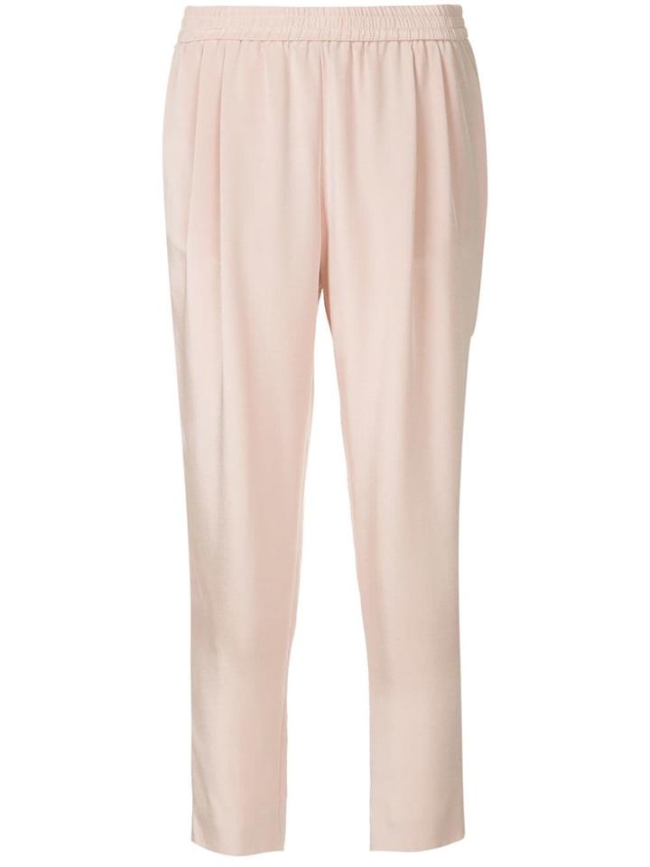 Layeur Ruffled Lightweight Trousers - Pink
