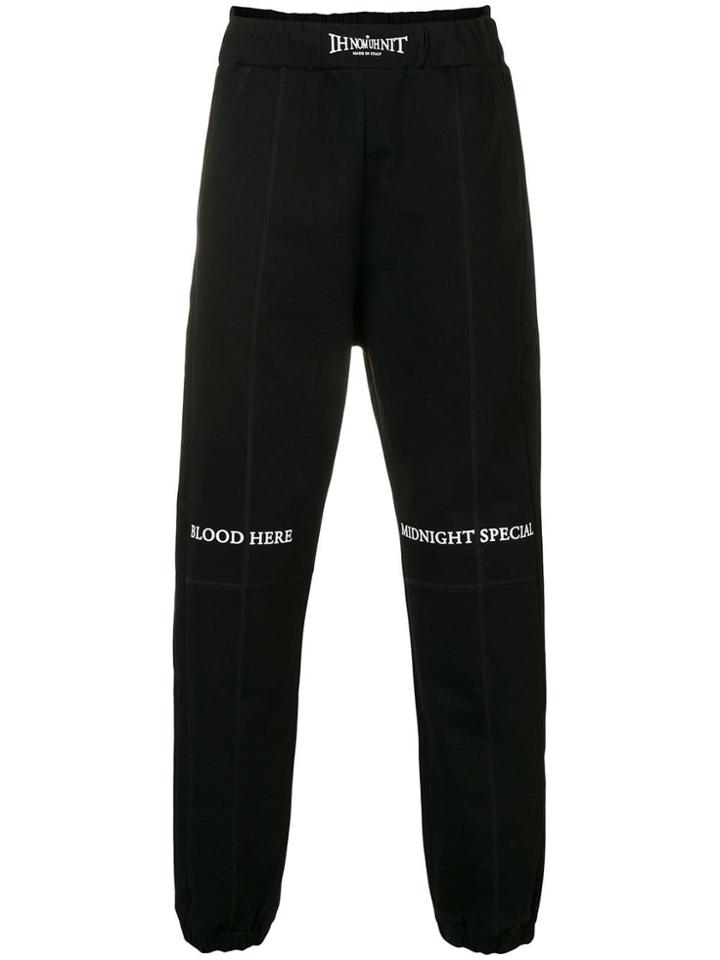 Ih Nom Uh Nit Logo Track Pants - Black