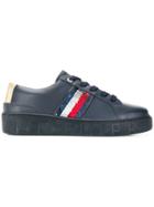 Tommy Hilfiger Sequin Detail Sneakers - Blue