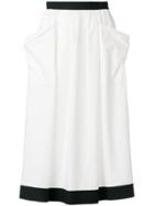 Philosophy Di Lorenzo Serafini Baggy Patch Pocket Skirt - White