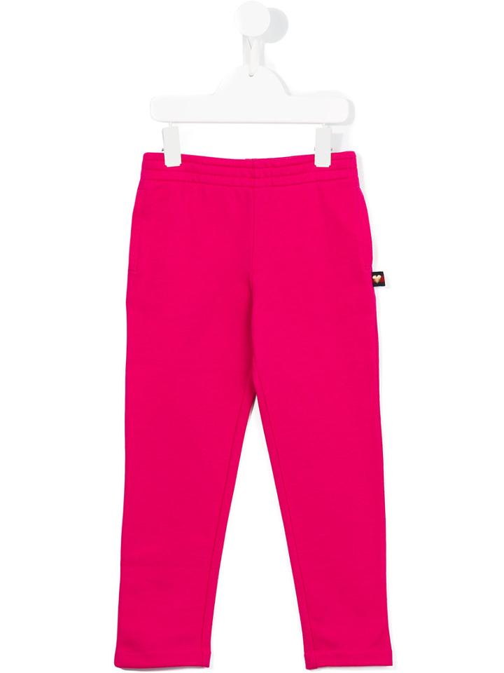 Gucci Kids Classic Sweatpants, Toddler Girl's, Size: 4 Yrs, Pink/purple