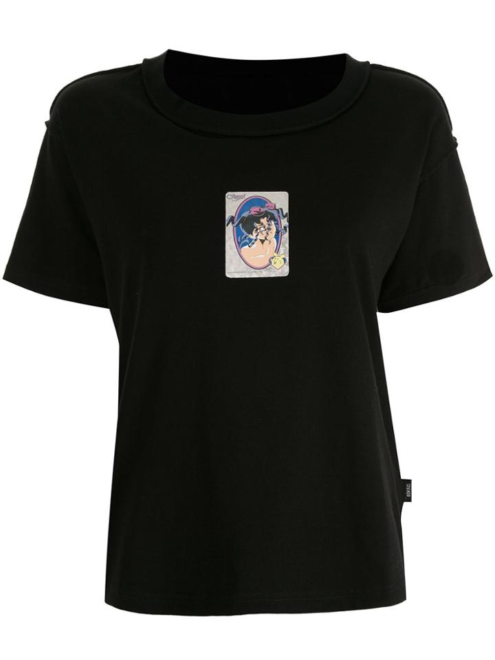 Ground Zero Graphic Print T-shirt - Black