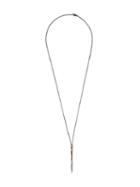 Henson Spike Pendant Necklace, Adult Unisex, Metallic