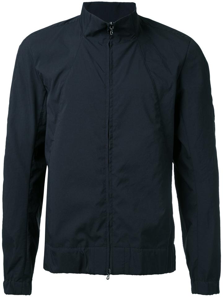 Kazuyuki Kumagai - High Neck Zipped Jacket - Men - Nylon/polyester - 3, Black, Nylon/polyester