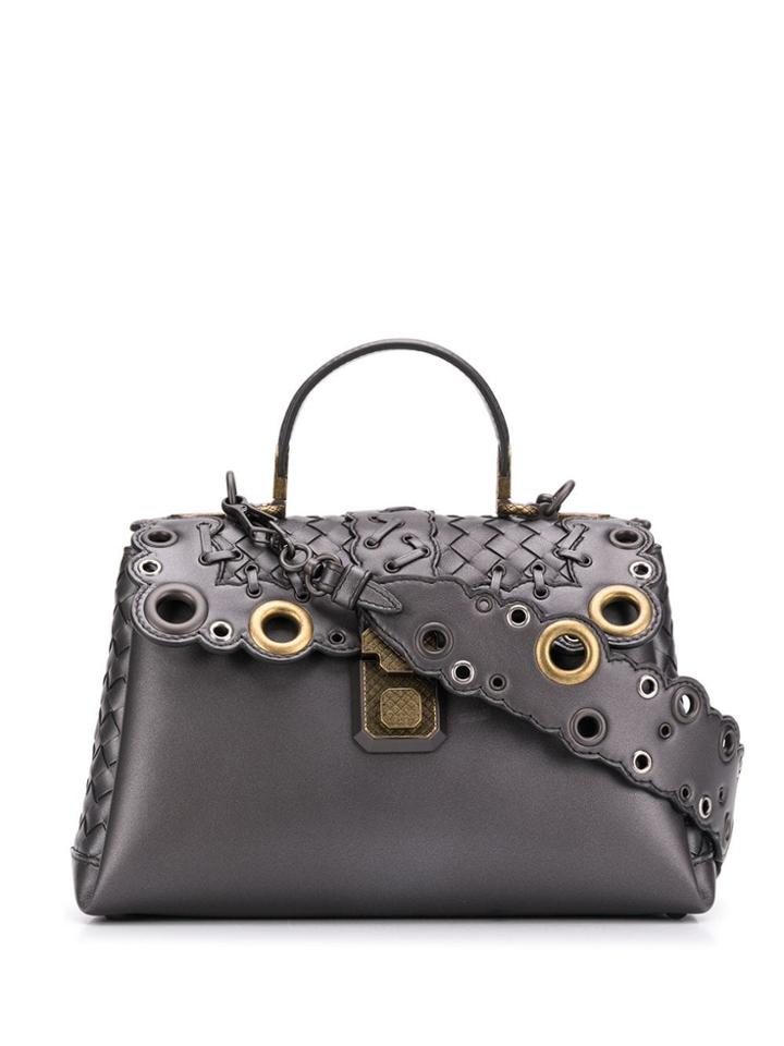 Bottega Veneta Small Piazza Bag - Grey