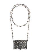 Ermanno Scervino Purse Necklace, Women's, Metallic