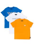 Emporio Armani Kids Teen Set Of Three T-shirts - White