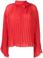 Philosophy Di Lorenzo Serafini Pleated Rose Blouse - Red
