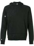 John Elliott Speackle-print Hooded Sweatshirt - Black