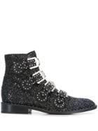 Givenchy Buckle Boots - Black