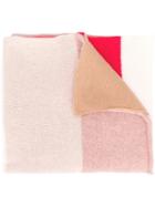 Semicouture Colour-blocked Print Scarf - Neutrals