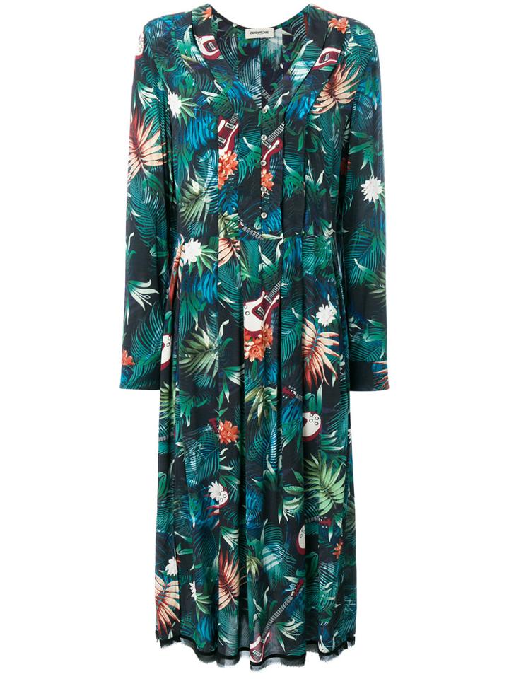 Zadig & Voltaire Roux Jungle Dress - Blue