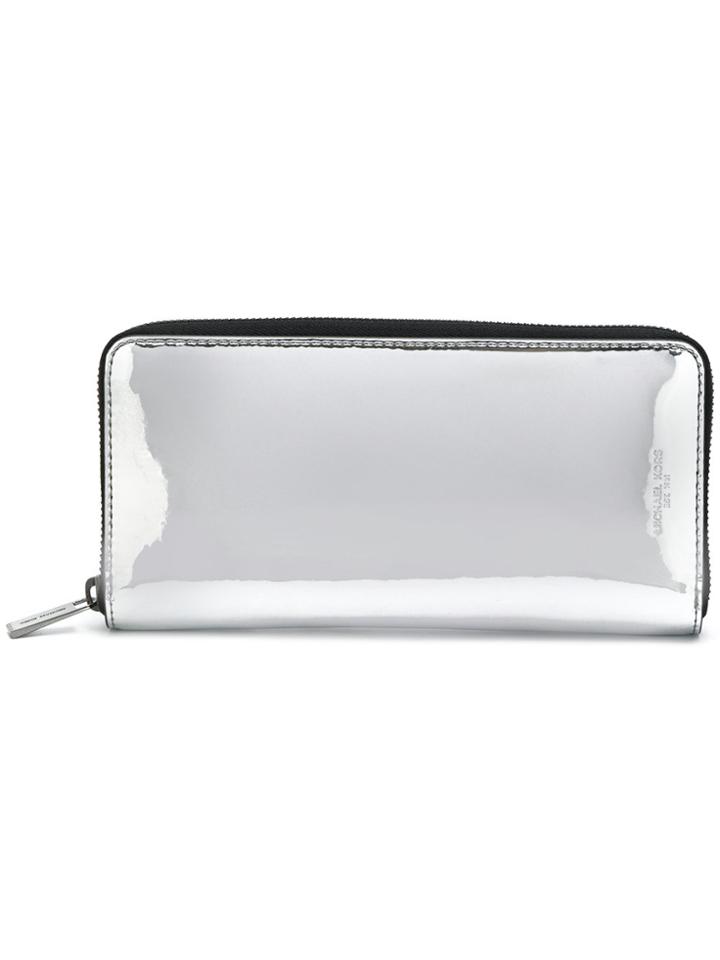 Michael Kors Metallic Zip Wallet