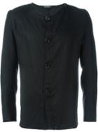Ann Demeulemeester Buttoned Jacket, Men's, Size: Xl, Black, Hemp/cotton/rayon