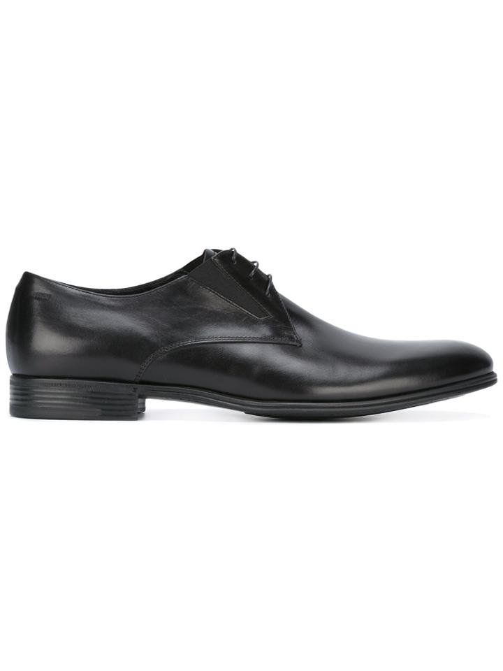 Fabi Pointed Cut Derbies - Black