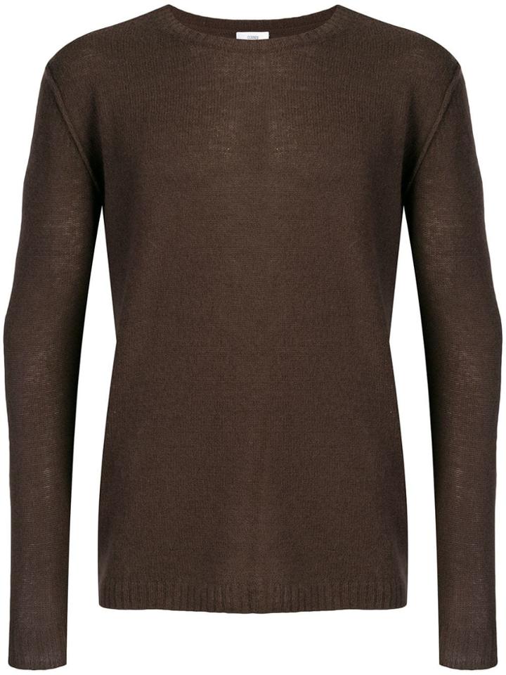Closed Cashmere Crew Neck Jumper - Brown