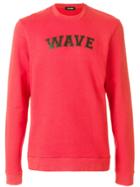 Raf Simons Wave Sweater - Red