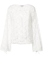 Elizabeth And James - Embroidered Blouse - Women - Cotton - S, White, Cotton