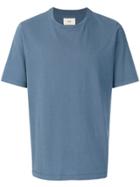 Folk Contrast Sleeve T-shirt - Blue