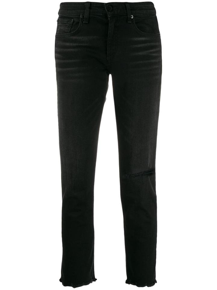 Rag & Bone Dre Boyfriend Jeans - Black