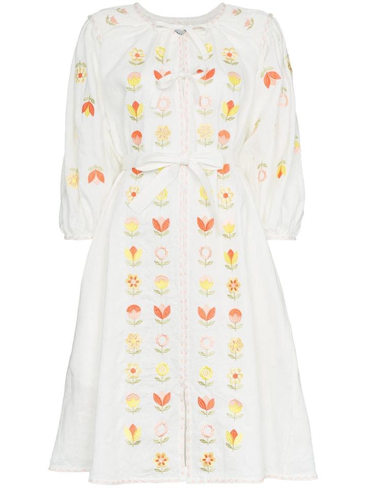 Innika Choo Ichoo Midi Smock Drs - White