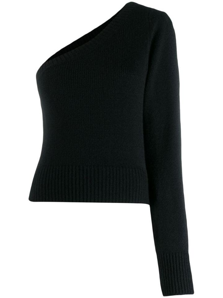 Federica Tosi Off The Shoulder Sweater - Black