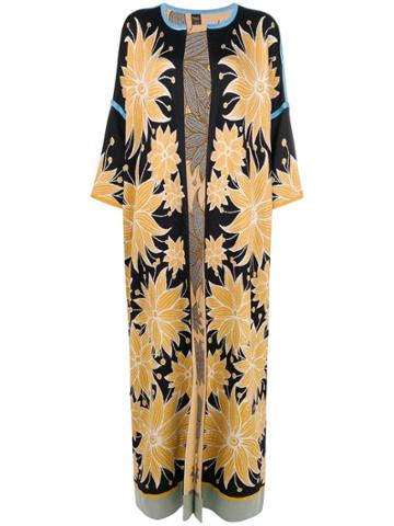 Chirazi Floral Print Cardi-coat - Nude & Neutrals