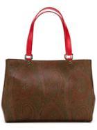 Etro Floral Paisley Print Tote
