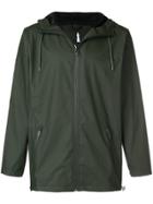 Rains Hooded Raincoat - Green