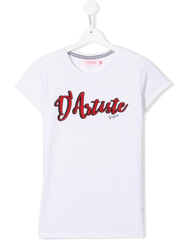 Vingino Graphic Print T-shirt - White
