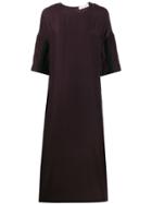 A.f.vandevorst Dalton Quilted Sleeve Dress - Purple